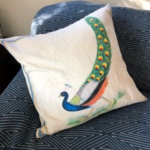 John Robshaw Peacock Pillow Case